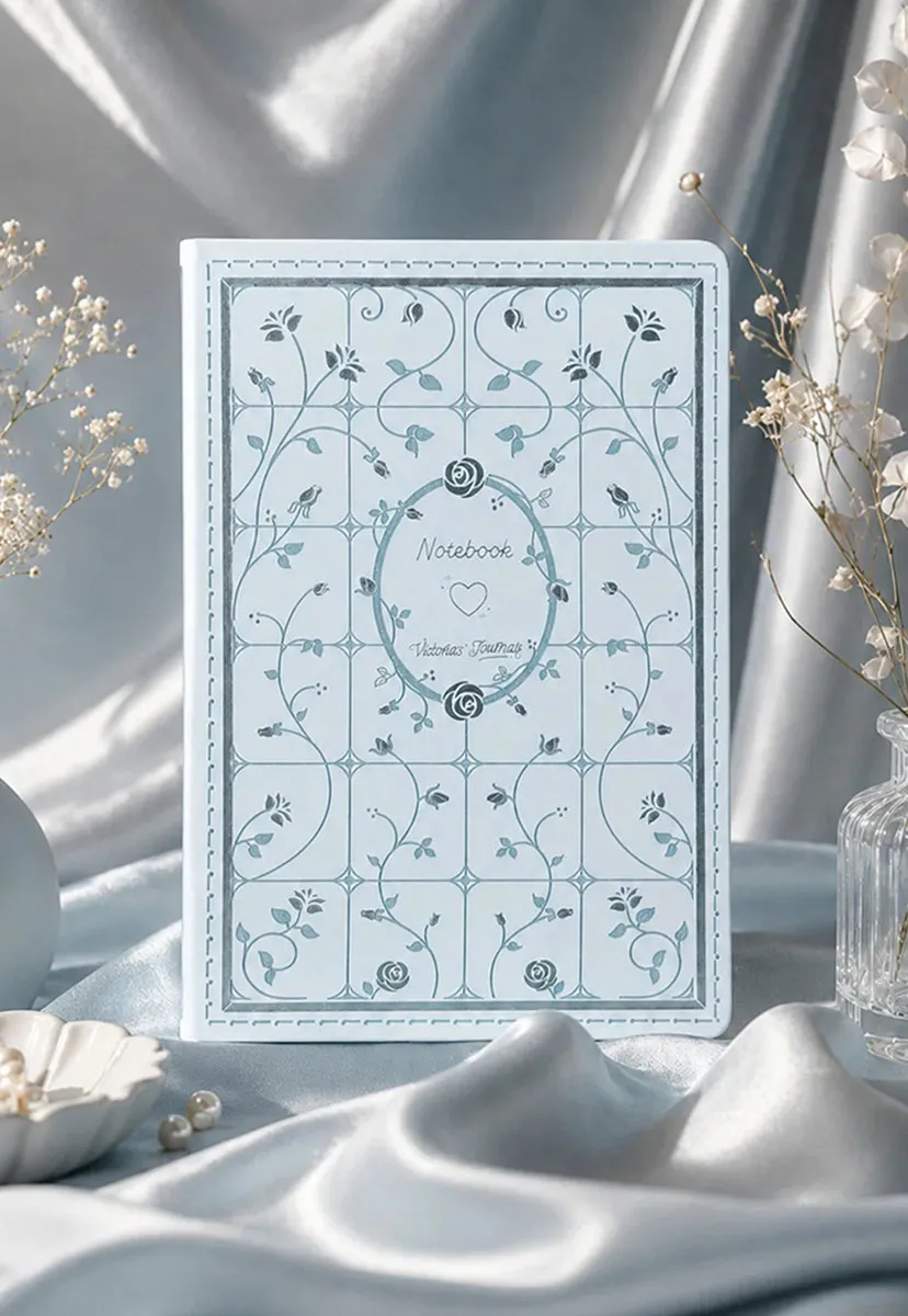 Victoria's Journals notes A5 FLEUR plavi
