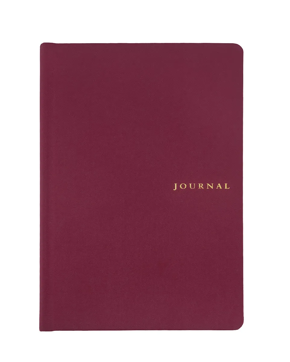 Victoria's Journals notes na linije A5 CANVAS bordo 
