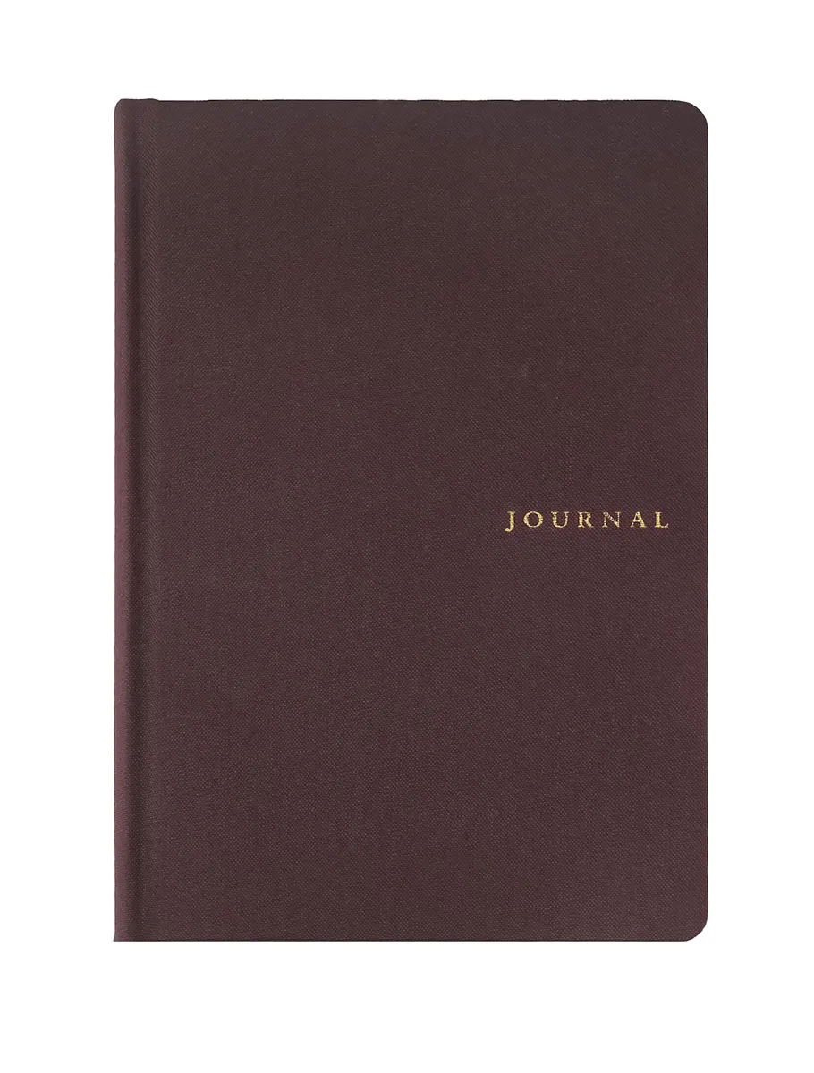 Victoria's Journals notes na linije A5 CANVAS braon
