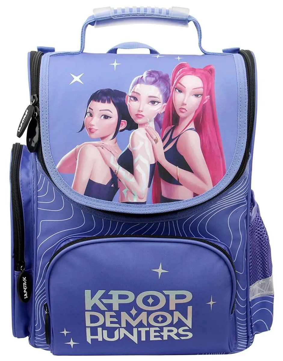 K-POP DEMON HUNTERS školski anatomski ranac ljubičasti