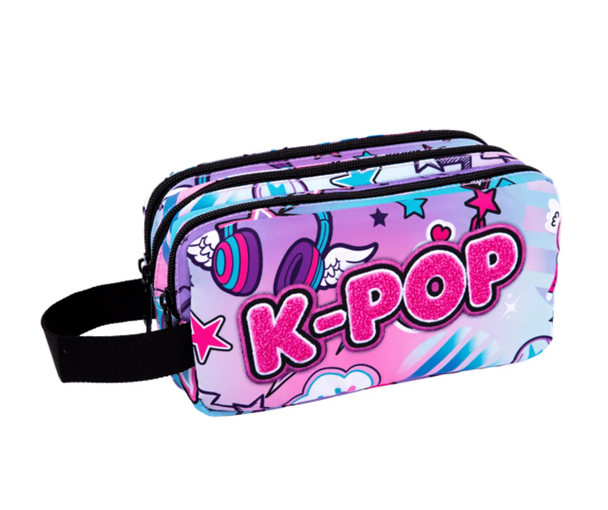 K-POP trodelna pernica prazna RAINBOW