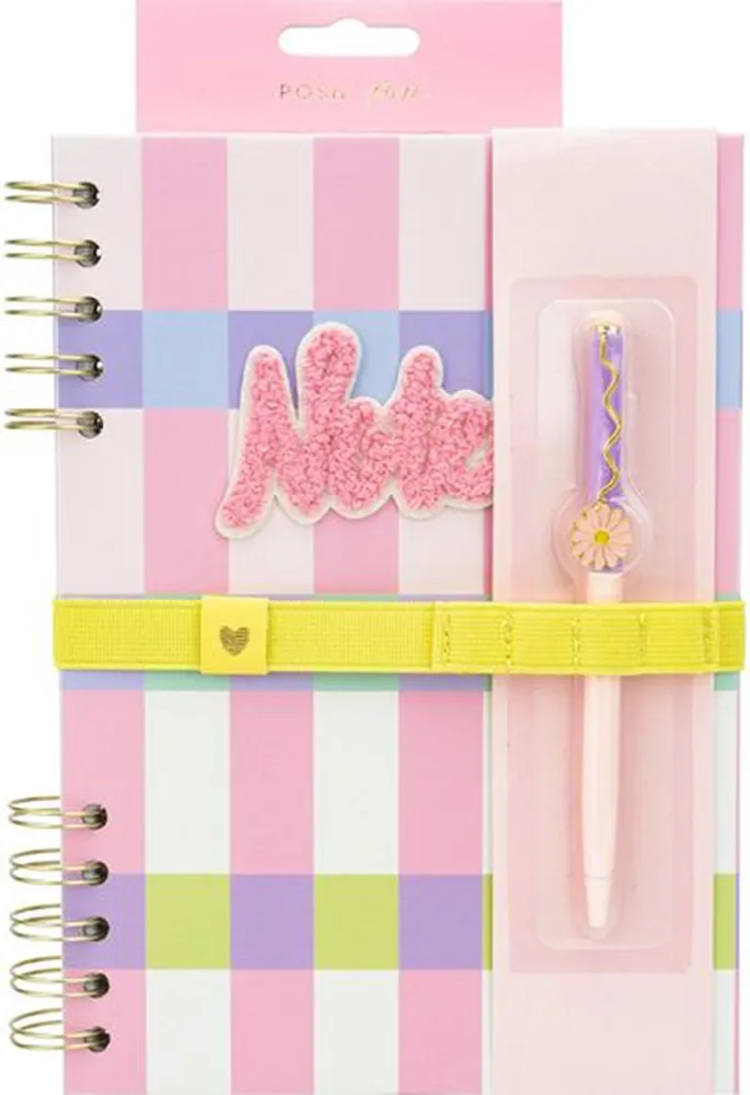 POSH POP olovka i notes sa spiralom RAINBOW