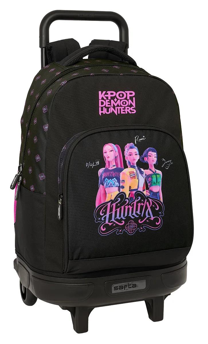 K-POP ranac sa kolicima DEMON HUNTERS crni