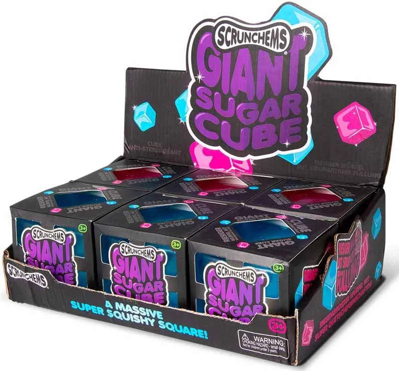 SCRUNCHEMS antistres igračka GIANT SUGAR CUBE