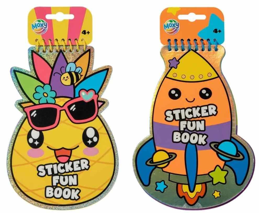 Stikeri ACTIVITY BOOK NEON-HOLOGRAPHIC