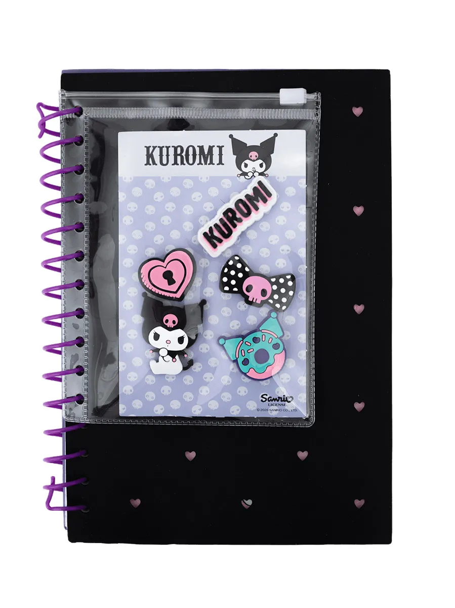 KUROMI notes sa spiralom A5 kvadratići 100 listova
