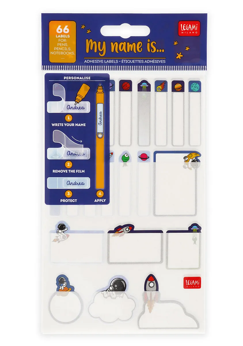 Set 66 samolepljivih etiketa SVEMIR