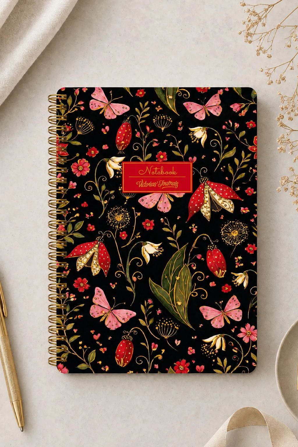 Notes A5 VICTORIA'S JOURNALS - ROYAL IRIS 80L