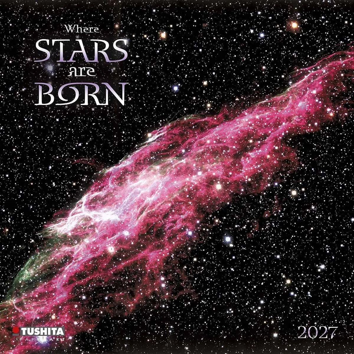 Zidni kalendar 2027 TUSHITA Where Stars are Born