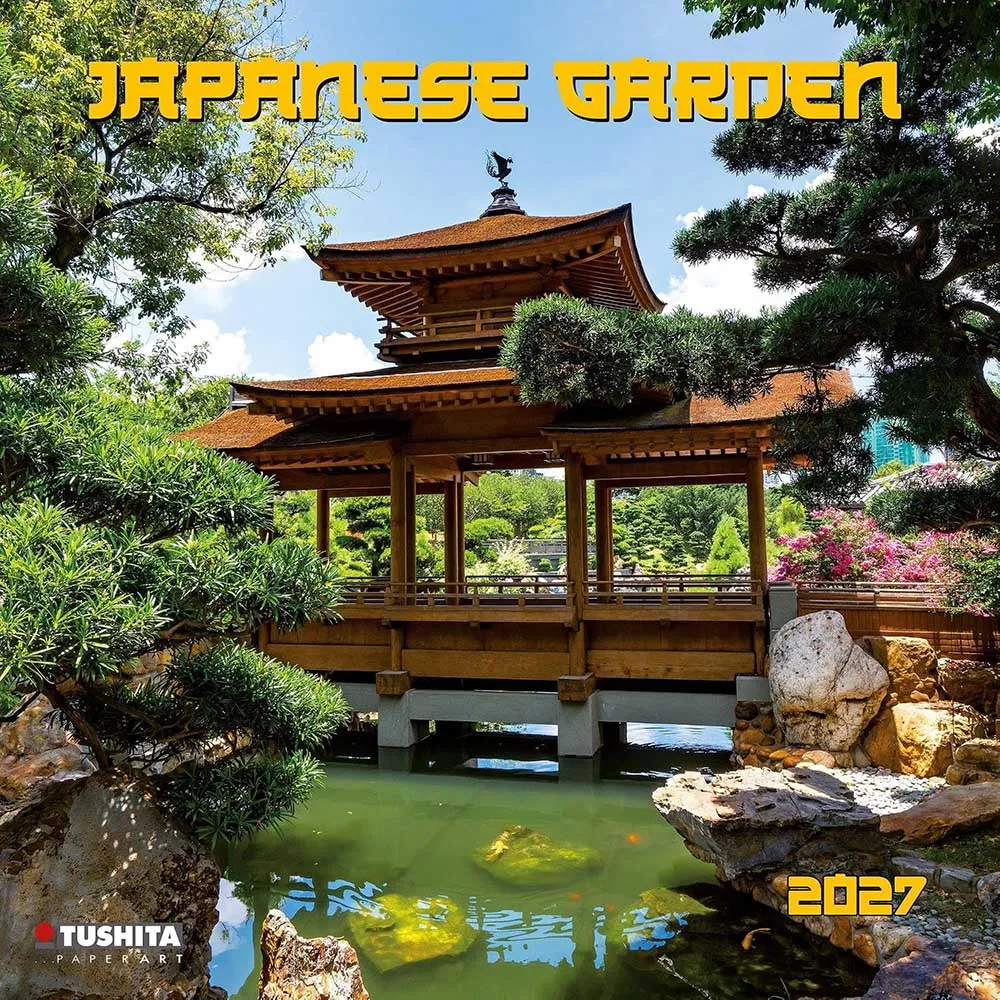 Zidni kalendar 2027 TUSHITA Japanese Garden