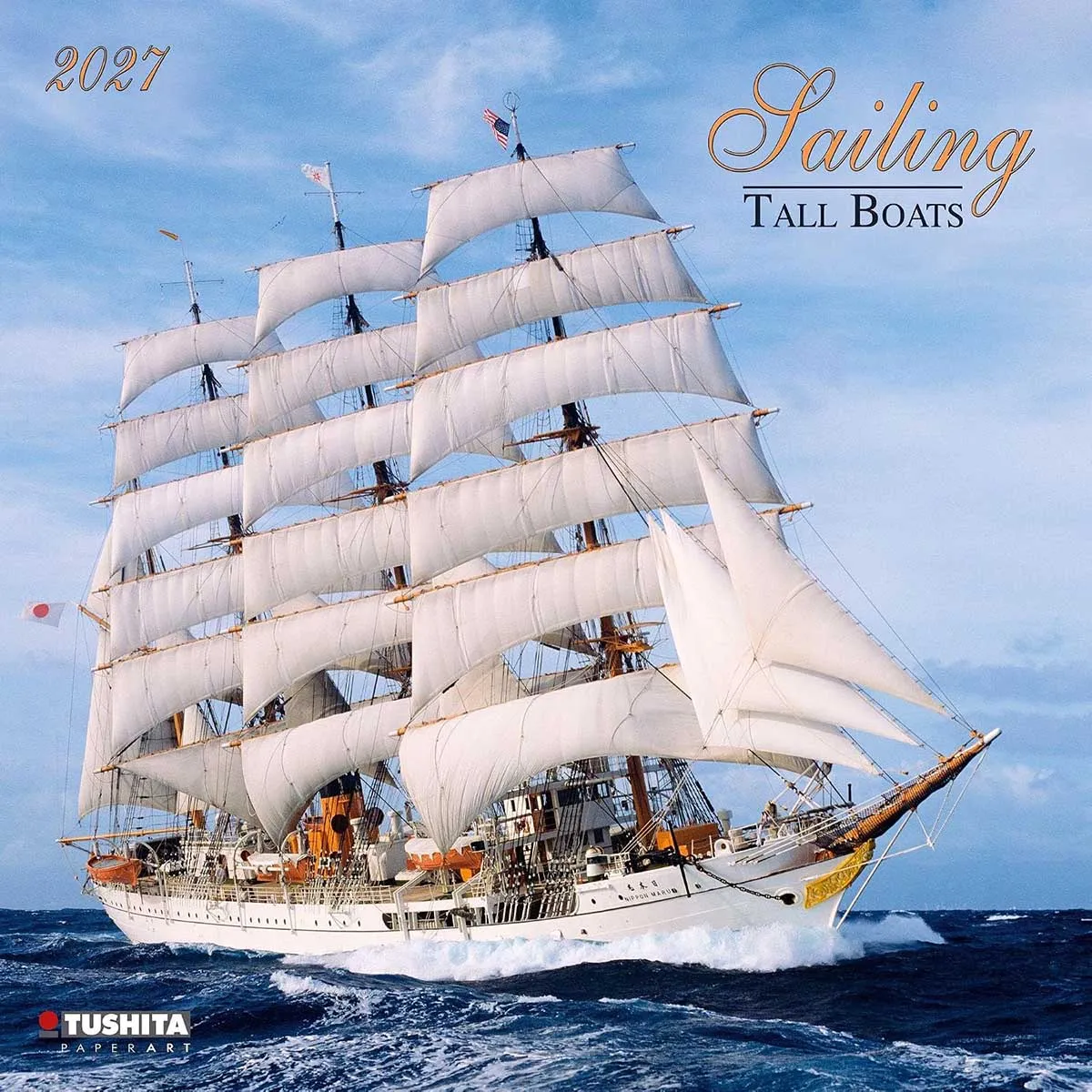 Zidni kalendar 2027 TUSHITA Sailing Tall Boats 