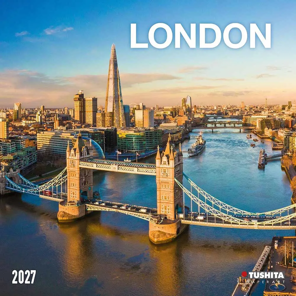Zidni kalendar 2027 TUSHITA London