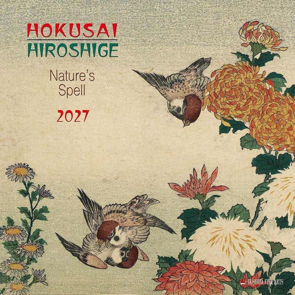 Zidni kalendar 2027 TUSHITA Hokusai / Hiroshige – Nature’s Spell