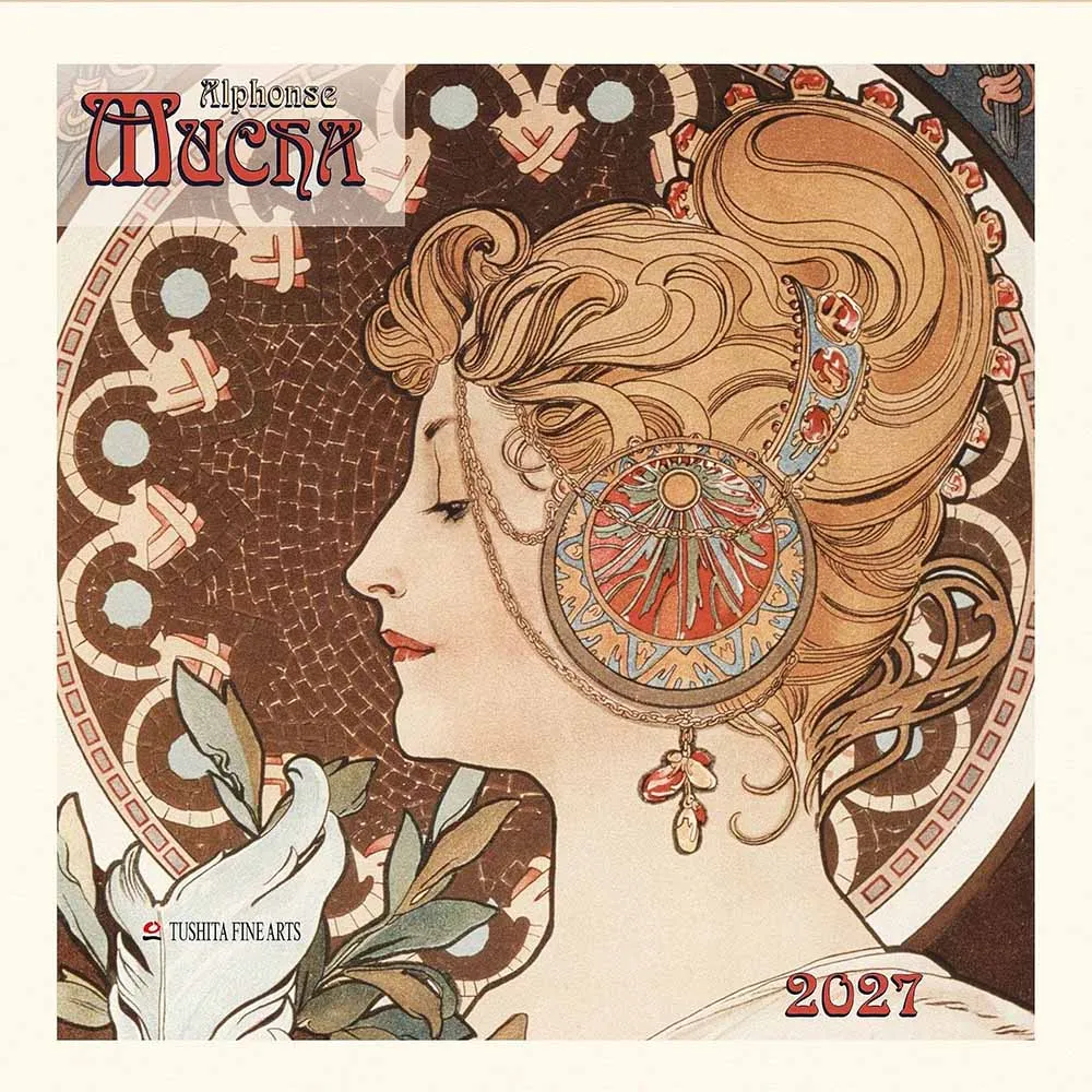 Zidni kalendar 2027 TUSHITA Alphonse Mucha