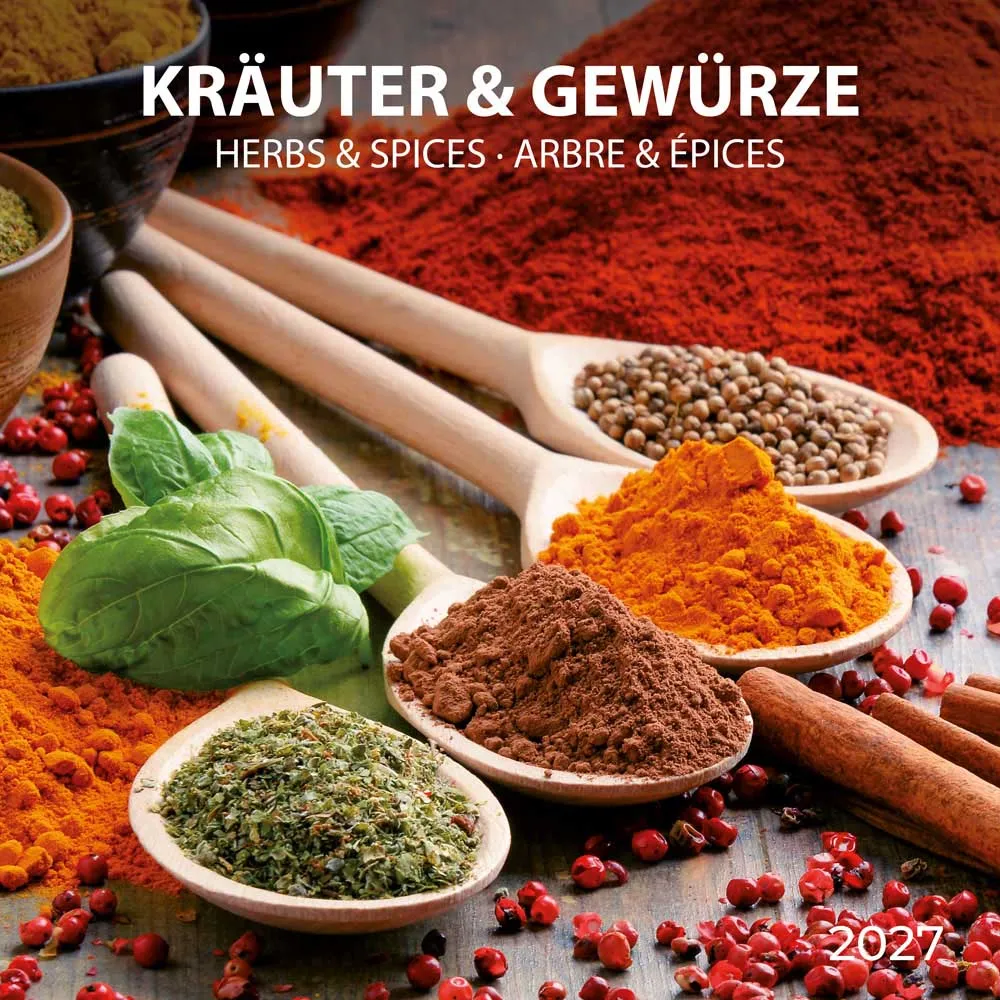 TUSHITA zidni kalendar /HERBS & SPICES 2027 