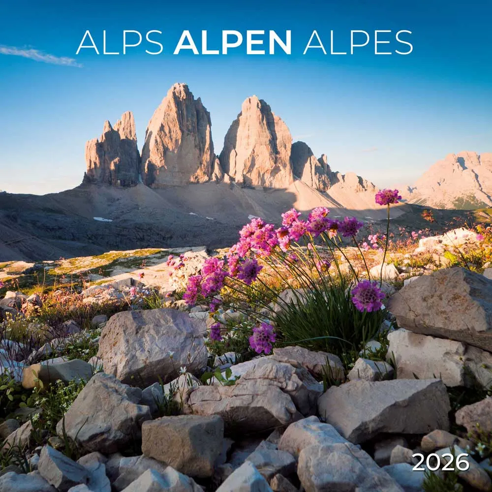 TUSHITA zidni kalendar ALPEN/ALPS 2027