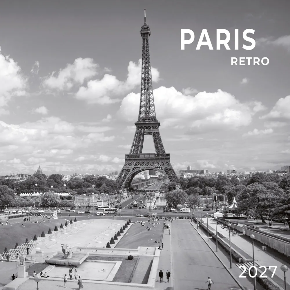 TUSHITA zidni kalendar PARIS RETRO 2027