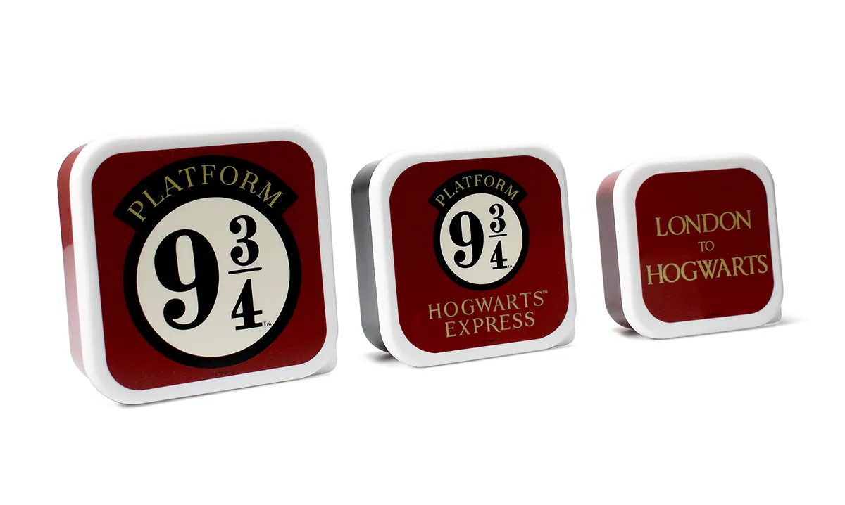 HARRY POTTER Set 3 činije PLATFORM 9 3/4 