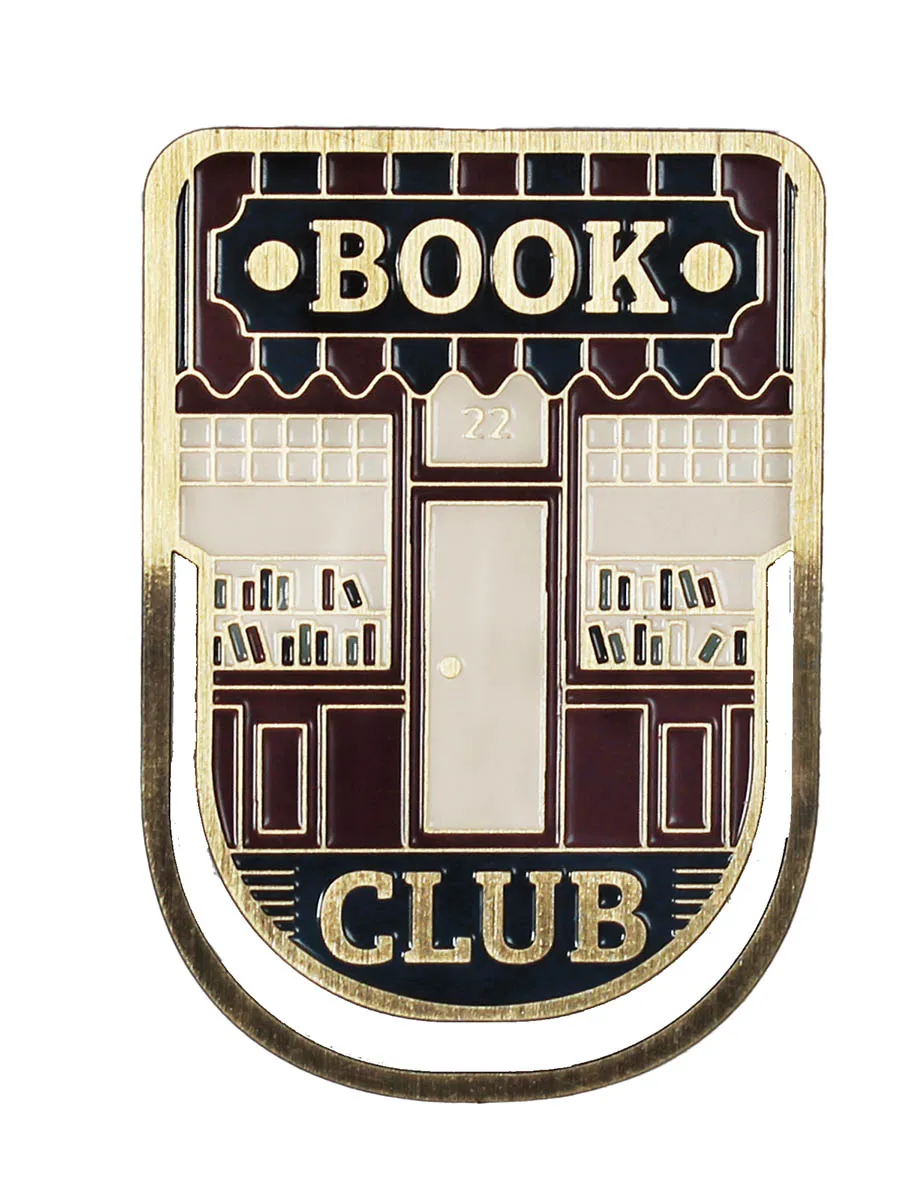 Metalni bookmarker BOOK CLUB