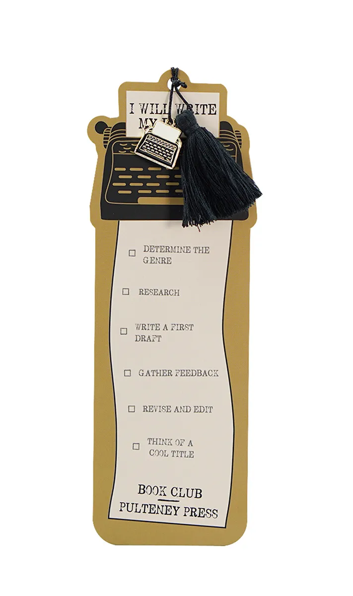 Papirni bookmarker sa priveskom I WILL WRITE