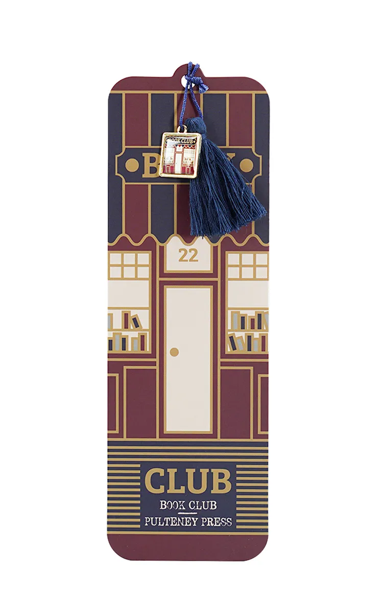 Papirni bookmarker sa priveskom BOOK CLUB