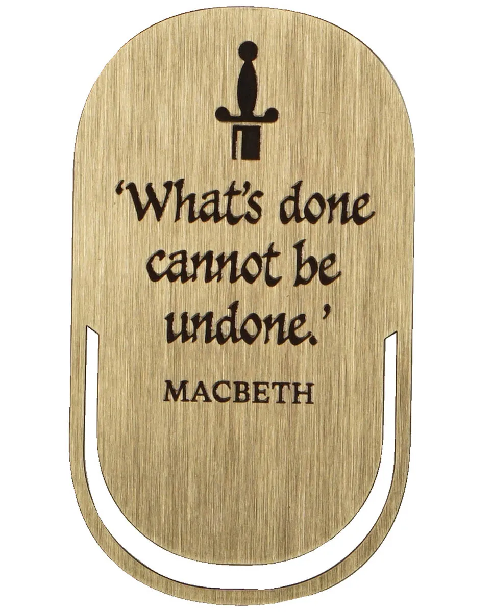 Metalni bookmarker MACBETH