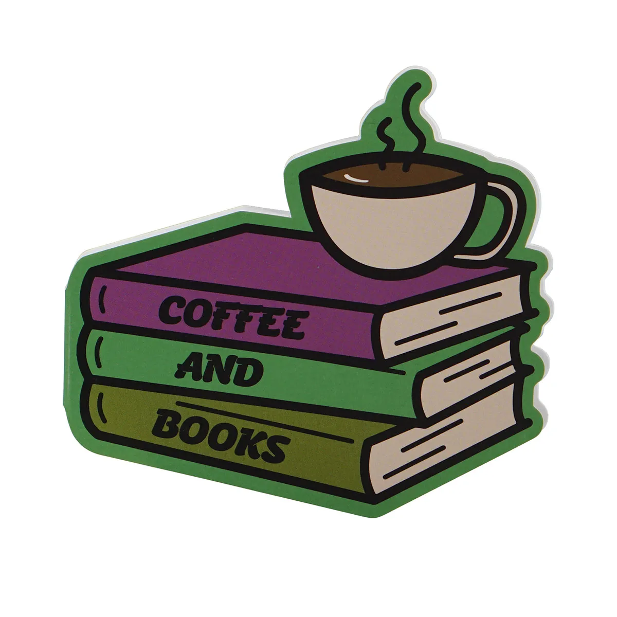 Džepni notes u obliku knjige COFFEE AND BOOKS