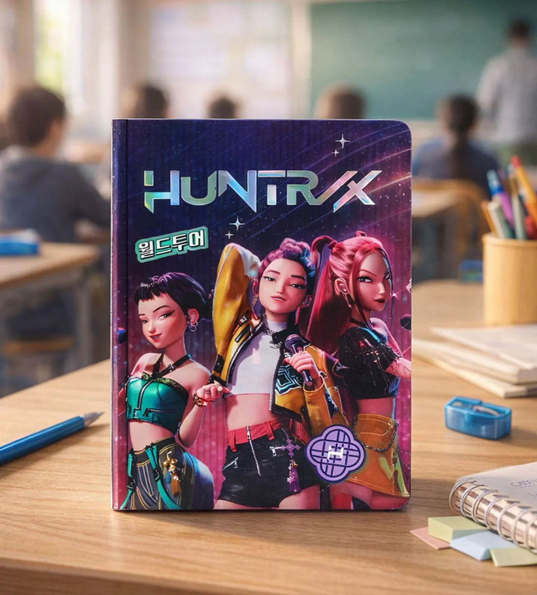 KPOP Sveska A5 tvrd povez DEMON HUNTERS 
