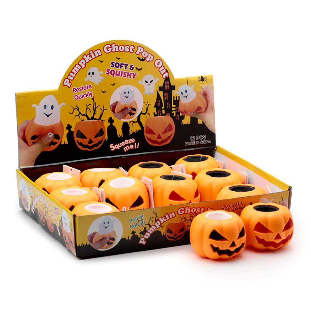 HALLOWEEN antistres igračka PUMPKIN GHOST