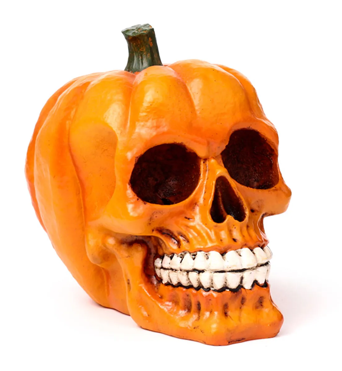 HALLOWEEN dekorativna figura PAMPKIN SKULL