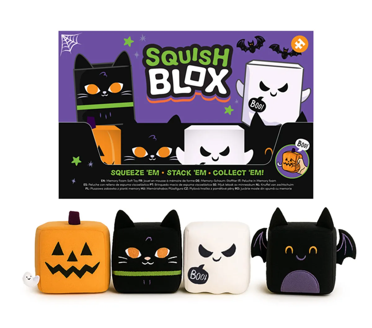 HALLOWEEN antistres igračka SQUEEZY BLOX više vrsta
