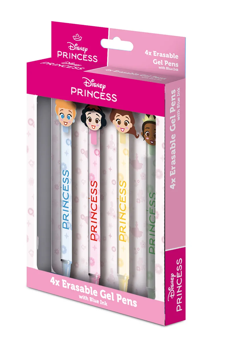 DISNEY PRINCESS set 4 piši-briši olovke