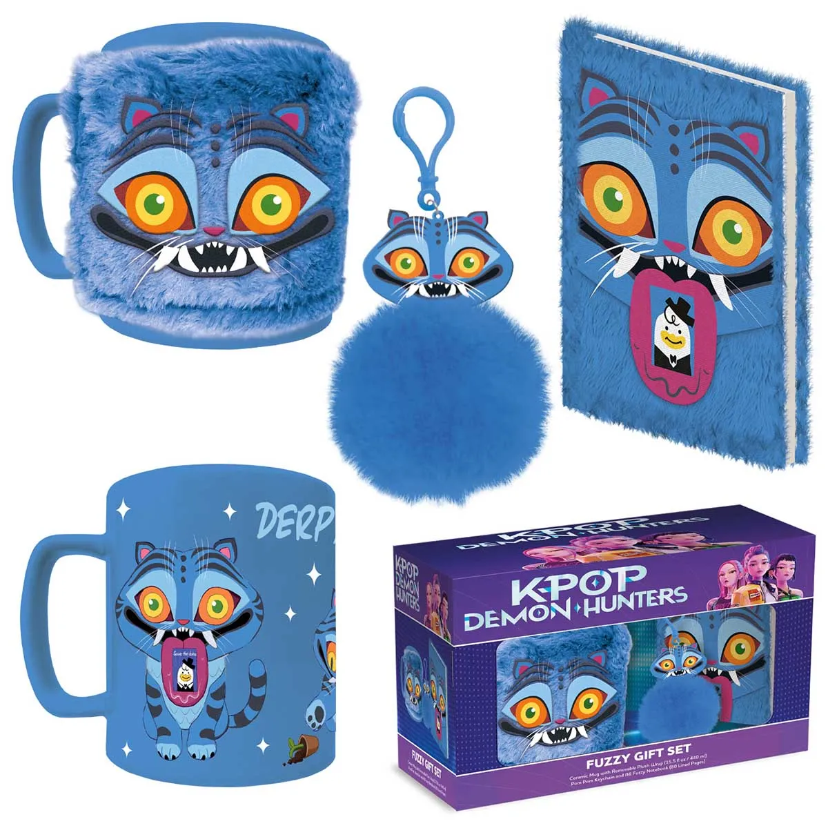 KPOP DEMON HUNTERS plišani poklon set DERPY