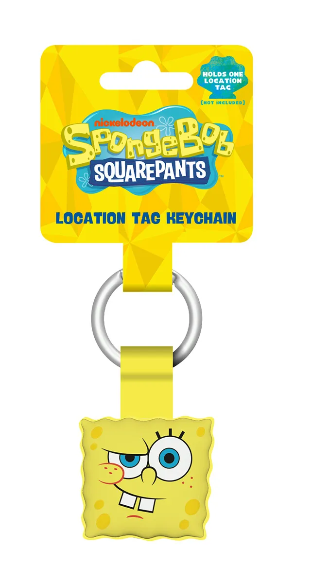 SPONGE BOB privezak za ključeve sa delom za upisivanje adrese