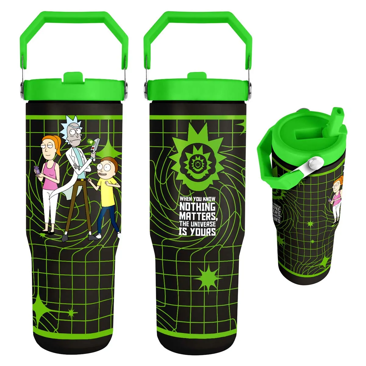 RICK AND MORTY Putna šolja MULTIVERSE GRID