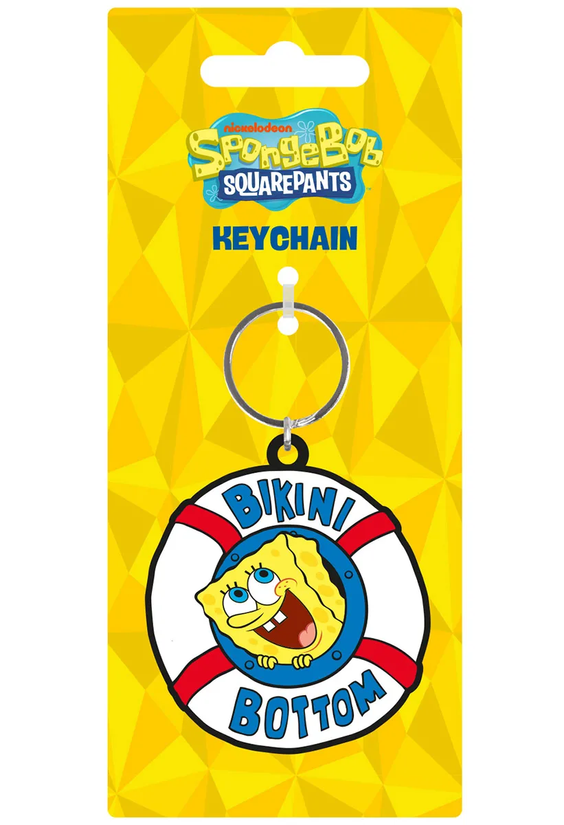 SPONGE BOB privezak za ključeve BIKINI BOTTOM