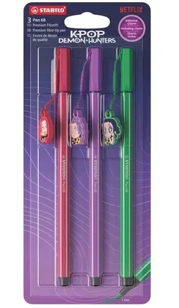 K-POP DEMON HUNTERS set tri flomastera HUNTRIX