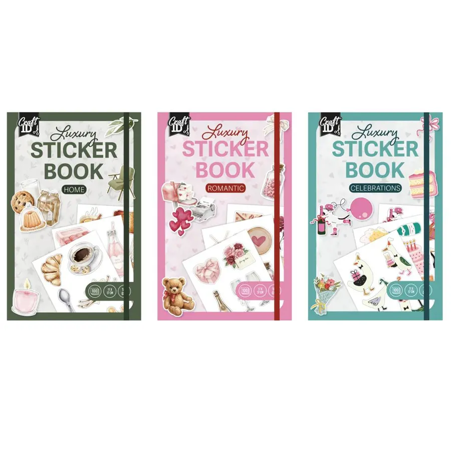 Stiker book LUXURY (tri vrste)