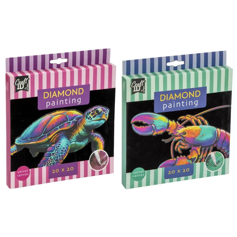 Kreativni set DIAMOND PAINTING VELVET dve vrste 