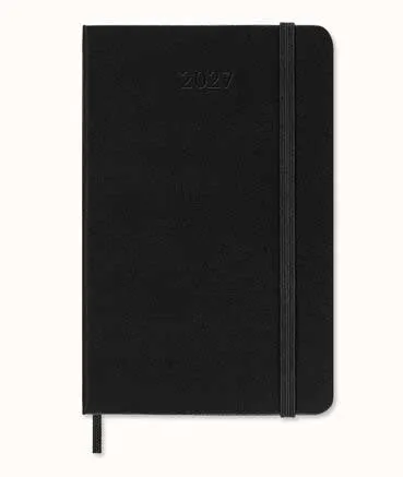 Notes MOLESKINE mesečni 2027 CRNI TP džepni