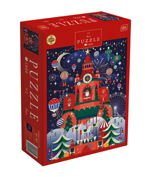 Puzzle 1000 NOVA GODINA Kula Deda Mraza 