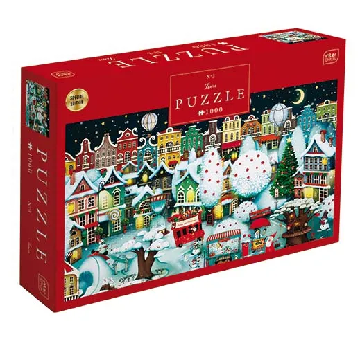 Puzzle 1000 NOVA GODINA Zimski grad