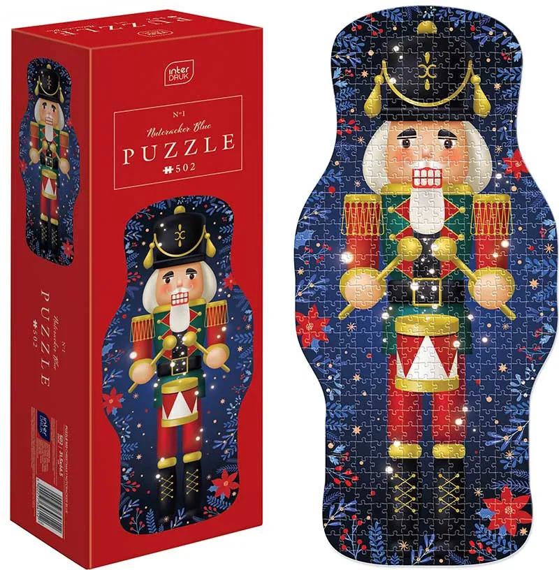 Puzzle 502 NOVA GODINA Krcko Oraščić - Plavi