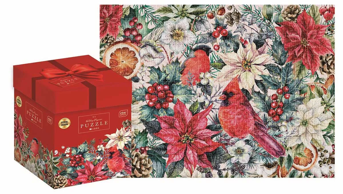 Puzzle 1000 NOVA GODINA Holiday elegance