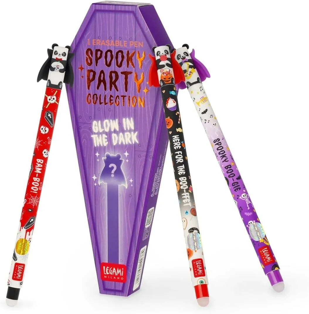 Piši-briši gel olovka PANDA VAMPIR - HALLOWEEN