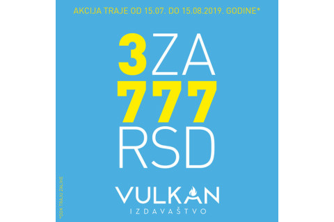 Letnja akcija - 3 knjige za 777 dinara