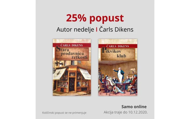 Autor nedelje Čarls Dikens