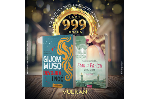 Dve knjige Gijoma Musoa za samo 999 dinara