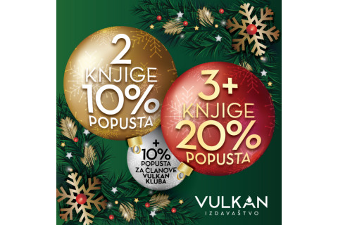 Novogodišnji popust na knjige Vulkan izdavaštva