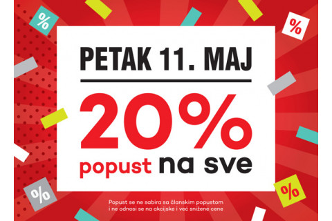 Vulkanov dan popusta - 20% na sve